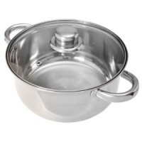 Кастрюля Джерси с крышкой 2,6л, 20х10см